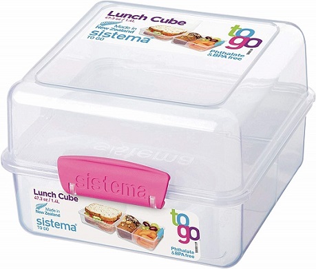 SISTEMA LUNCH CUBE TO GO AST CLR (21731)